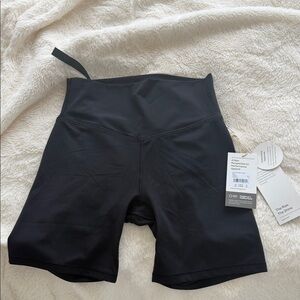 Vuori Black High-Rise Performance Bike Shorts